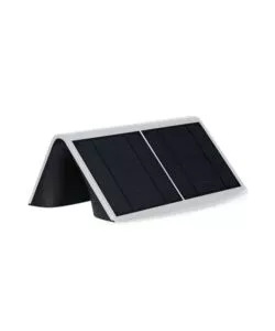 Lampada led solare a muro da esterno vtac bianco 4000k